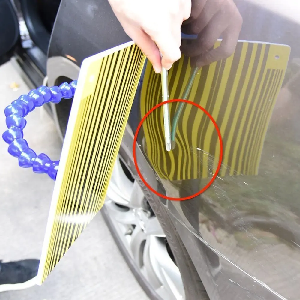 WHDZ Automotive Paintless Dent Repair Tools PDR White Line Board Reflector Board with Adjustable Holder