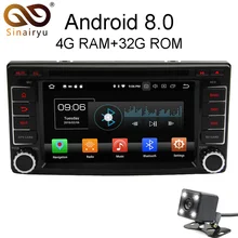 Sinairyu Android 8.0 8 Core 4G RAM Car DVD GPS For Subaru Forester Impreza 2008 2009 2010 2011 WIFI Autoradio Multimedia Stereo