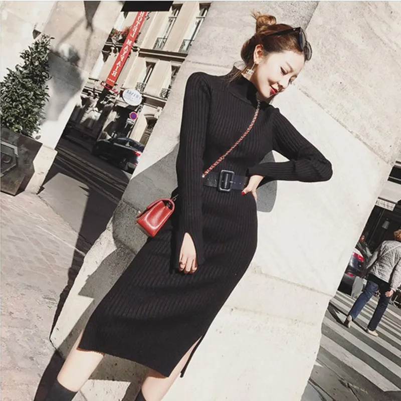 Новое поступление Vestidos Для женщин модные повседневные платья Корейская версия