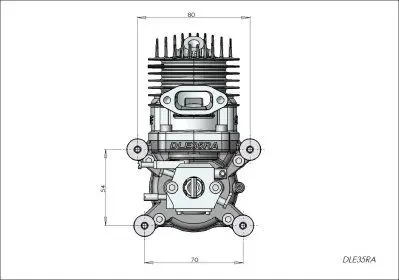 DLE 35 RA original GAS Engine For Airplane model hot sell,DLE35RA,DLE, 35 ,RA,DLE-35RA (5)
