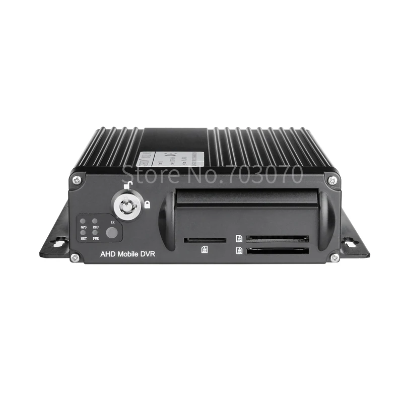 Car dvr with 4CH Video/Audio Input MINI auto Car Mobile DVR with IR Remote cycling recorder car motion security ahd 1080p mdvr