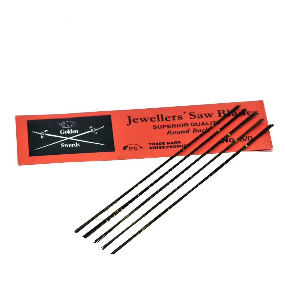 144pcs Swiss Scroll Saw Blades For Metal Cutting Tools 2/0,3/0,4/0,5/0