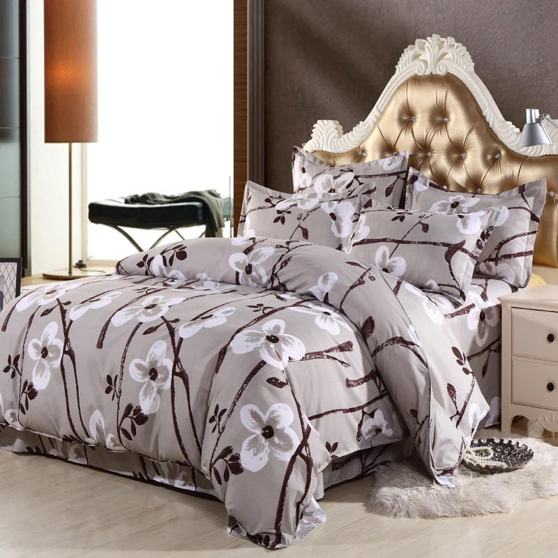 2015 NEW Hot!Free Shipping 68 Types 4PCS Bedding Sets Fashion Plant