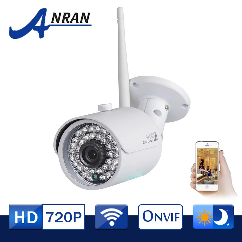 720P IP Camera WiFi Wireless Security Camara Onvif Video HD IR Night Vision Outdoor Surveillance CCTV System