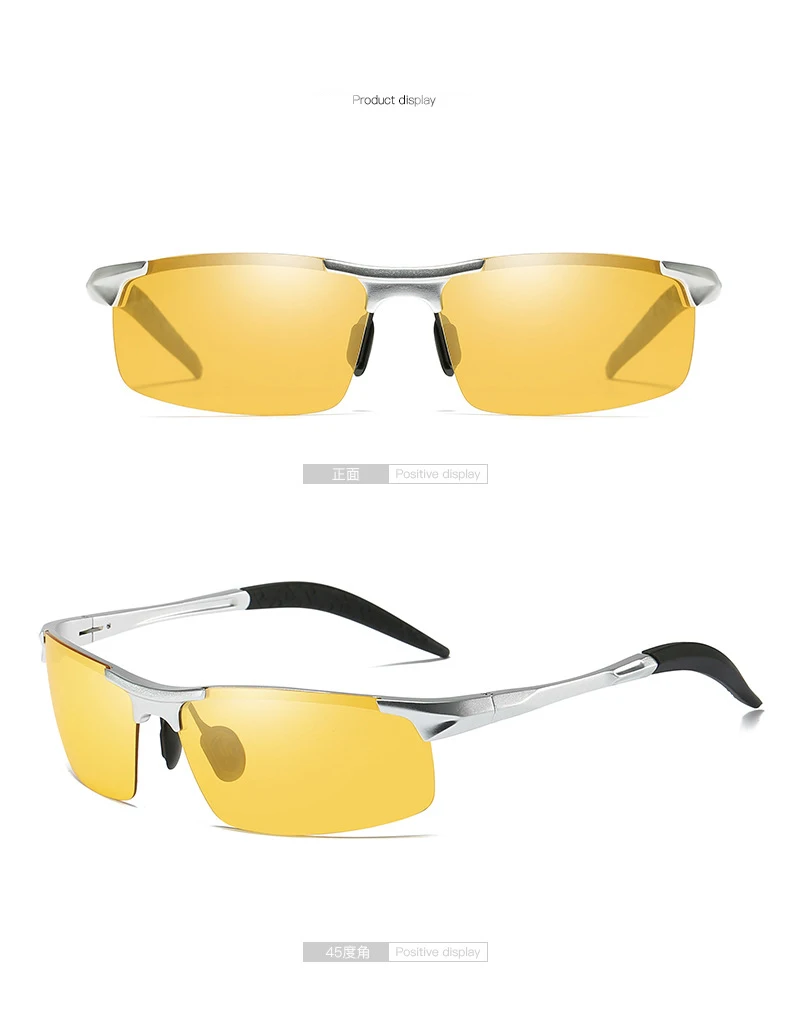 День и ночь, фотохромные поляризованные солнцезащитные очки, мужские солнцезащитные очки для водителей, мужские безопасные очки для вождения, рыбалки, UV400, солнцезащитные очки
