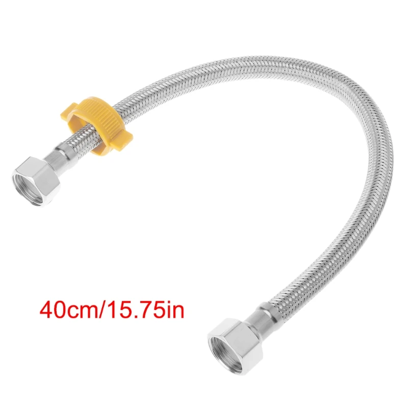 1 Pc Stainless Steel 304 Weaved Plumbing Hoses Bathroom EPDM Heaters