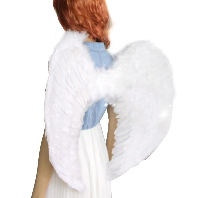 

Angel Feather Wing Halloween Costume Cosplay Dress Up Apparel Adult Children