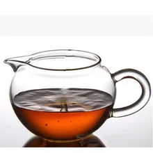 2 шт., креативный высокий борный кремний, Термостойкое стеклянное яблоко, утолщенный чай, море, прозрачный и fair cup, кунг-фу, чашка для чая