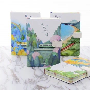 

Small fresh notebook kawaii cute stationery A5 hardcover this creative hand book office school to send friends gifts