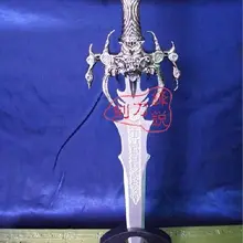 S0337 фильм Бог войны 3 III Нож Меч W/металлическая ручка и деревянная подставка 15,4"