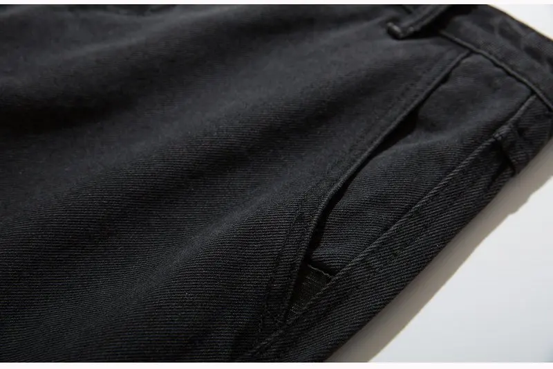 Tsingyi весенние японские Стильные черные мужские штаны для бега, джинсовые обтягивающие джинсы, Мужские повседневные шаровары, мужские тренировочные брюки, размер 28-36