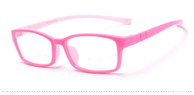 EAGWOO Мягкие силиконовые очки для детей, оптическая оправа, простая оптическая оправа для мальчиков и девочек, прозрачные очки 1552