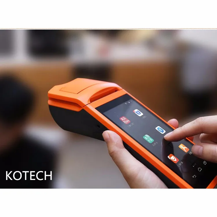 

Android5.1 mobile 1D barcode scanner thermal printer Handheld Pos terminal bluetooth wifi Android Rugged PDA 3G Sunmi V1