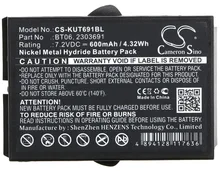 Кэмерон китайско 600 мАч Батарея 2303691, BT06 для ikusi 2303691, TM60, TM61, TM61Transmitters, TM62, TM62 передатчики