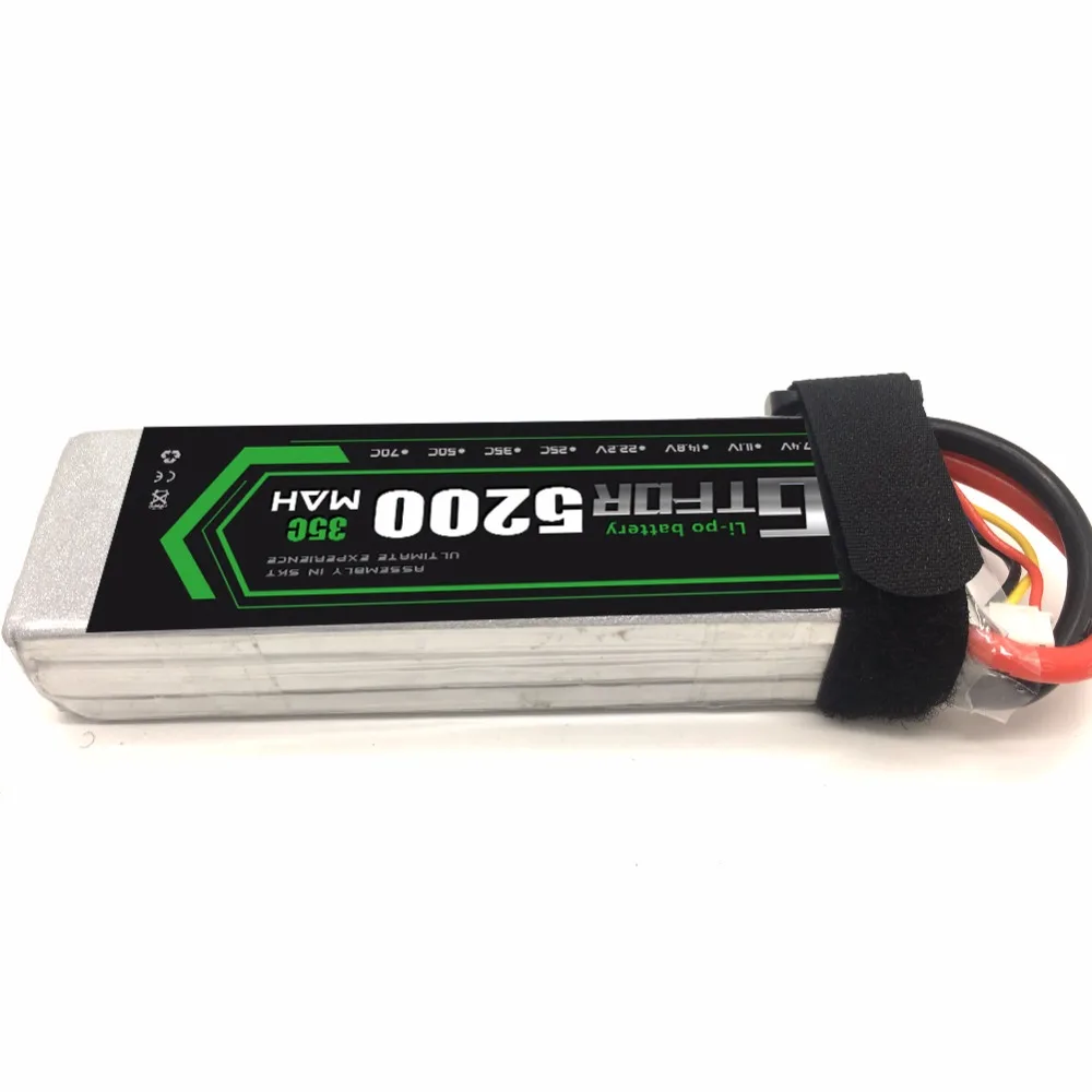 GTFDR RC автомобильный Lipo Аккумулятор 7 4 V 5200mah 35C max 70C Bateria для багги Truggy Evader BX TRX trx4 SCX10