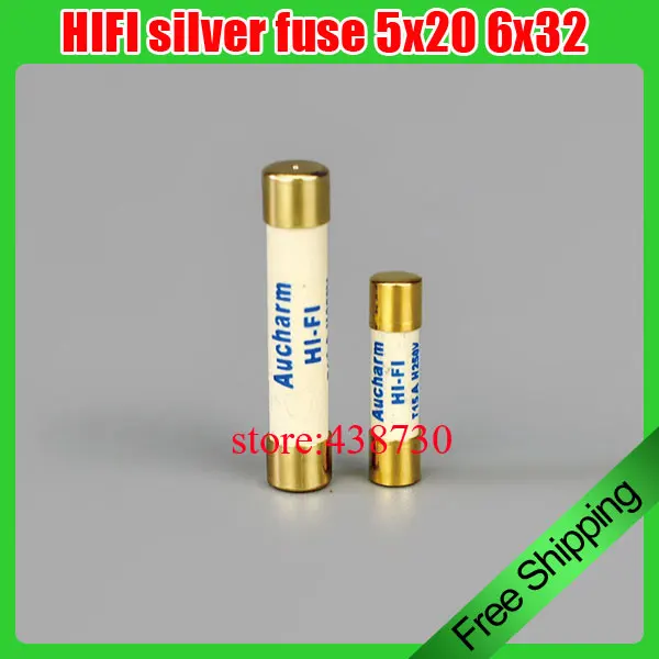 5x20mm Goldplated Fuse/hifi Fever Silver Fuse/cd Turntable Amplifier