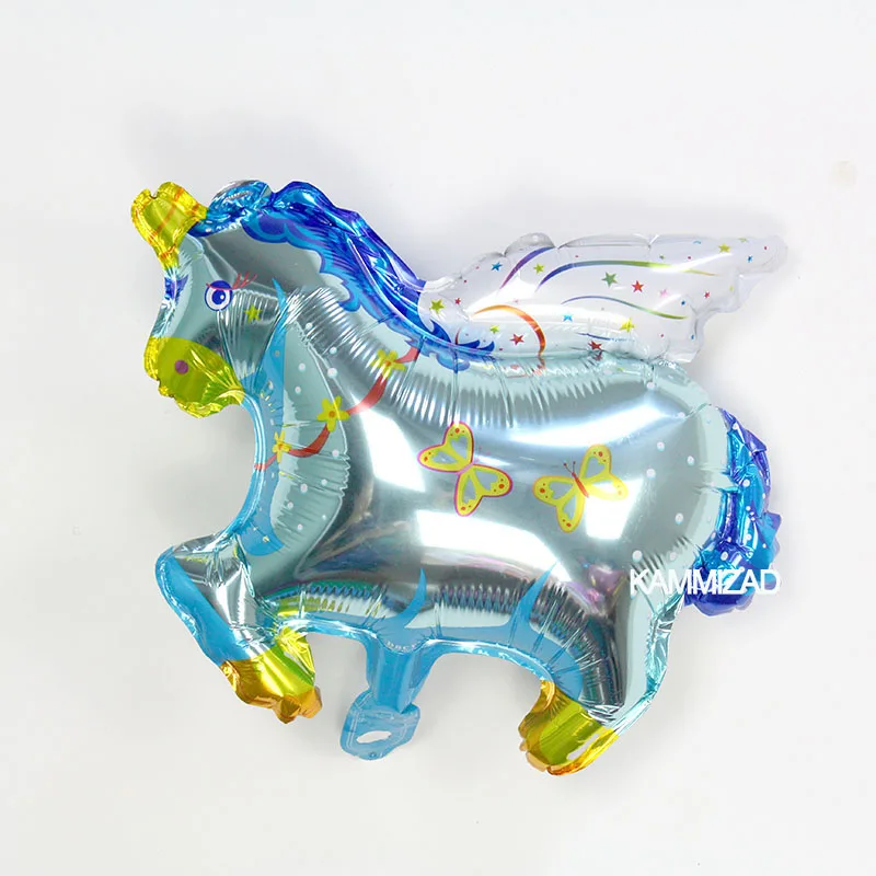 

KAMMIZAD Pegasus Aluminium Balloon Birthday Anniversary Occasion Child's Toy 50pcs/lot Diconration Air Inflation Balloons