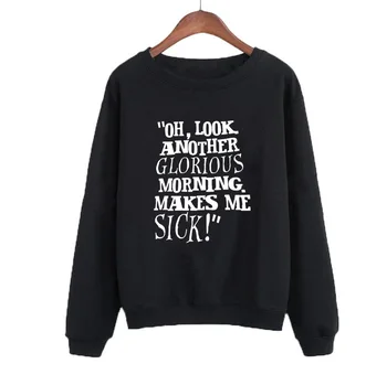 

Casual Female Tracksuit Autumn Women Funny Spoof Crewneck Sweatshirt Streetwear Hip Hop Harajuku Pullover Black white Hoodies