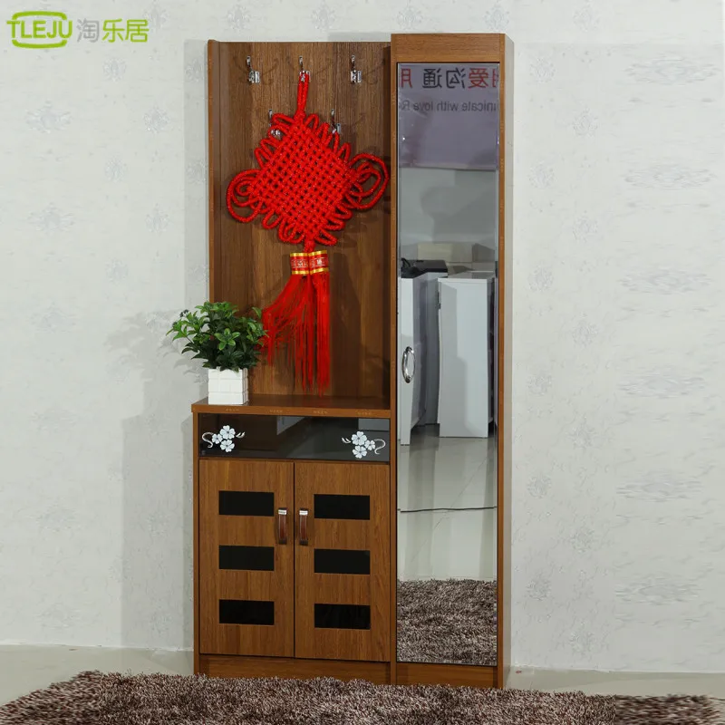 Hall Cabinet Shoe Locker Room Off The Entrance Hall With Mirror