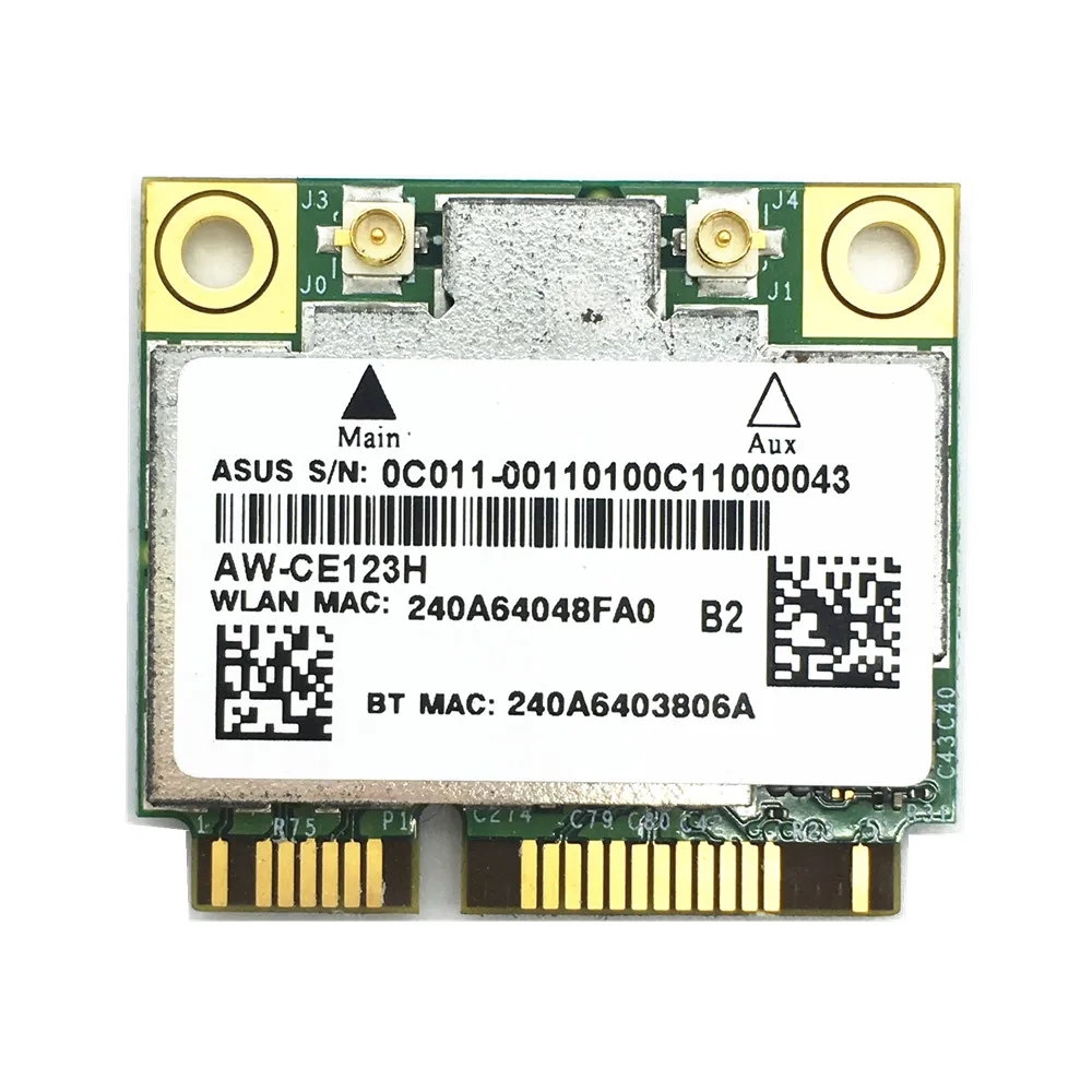 Для карты Broadcom BCM94352HMB Mini pci e 802.11AC 867 Мбит/с Bluetooth 4 0|card pocket|card reader speed testcard key door lock |
