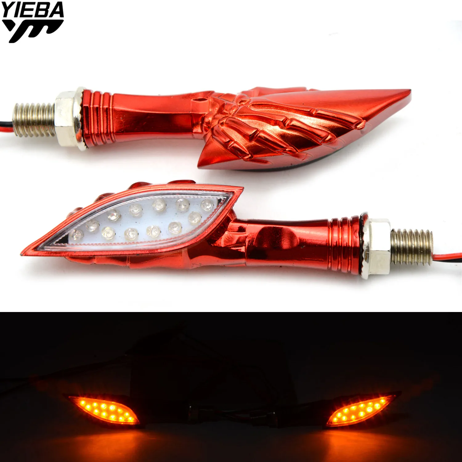 Universal Motorcycle LED lights Turn Signal Indicators Light lamp FOR Honda CBR 600 F2 F3 F4 F4i CBR600RR CB1000R CB600F CBR600F