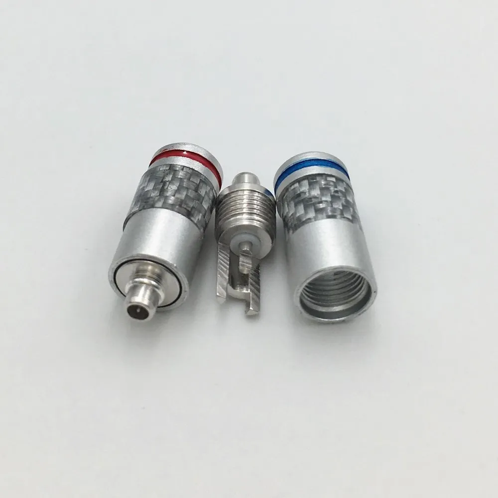 1 пара родиевых штырьков для наушников DIY HiFi Shure SE535 SE846 UE900 корпус из углеродного