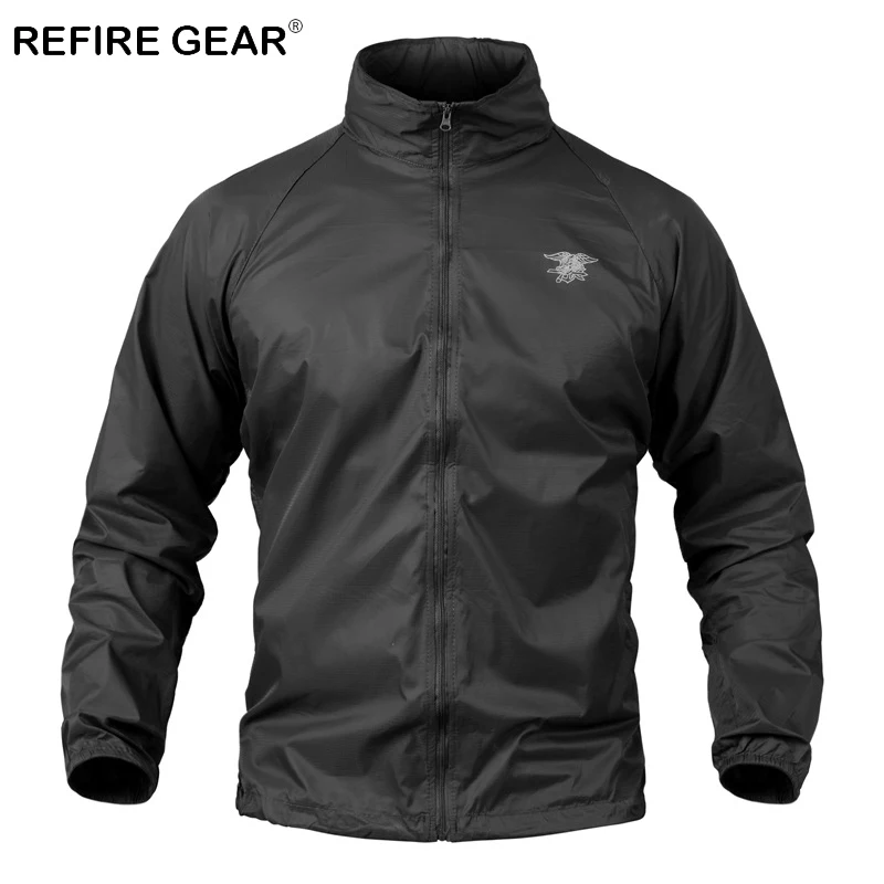 Куртка ReFire Gear Мужская камуфляжная тактическая тонкая Водонепроницаемая
