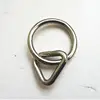 20pcs Stainless Steel Ring Buckle Halter Buckles Bridle Hardware Accessories Fittings Nickel Plated Ring 2