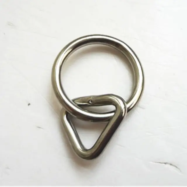 20pcs Stainless Steel Ring Buckle Halter Buckles Bridle Hardware Accessories Fittings Nickel Plated Ring 2