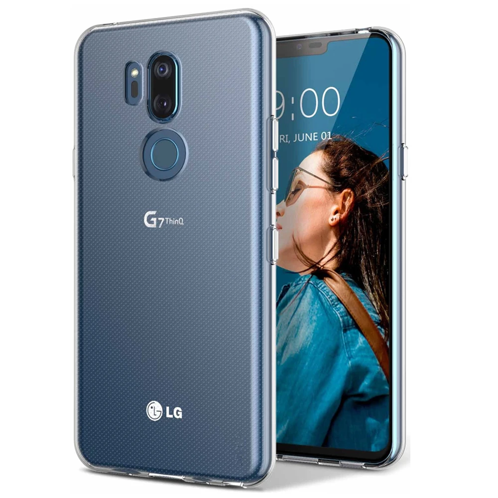 Прозрачный Мягкий ТПУ чехол для телефона LG Nexus 5 5X V10 V20 V30 V40 G2 G3 G4 G5 G6 G7 K4 K7 K8 K10 K12 K40 Mini