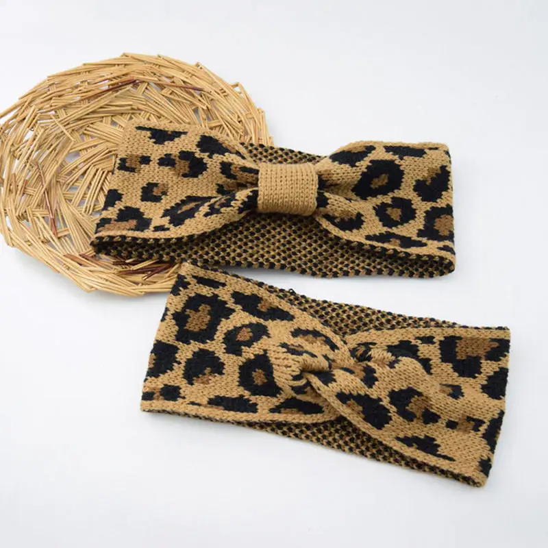 NASHAKAITE-Mom-Daughter-Elasticity-Headband-Knitted-Headbands-Leopard-Knotted-Broadside-Cross-hair-accessories-For-Women-Girls (4)