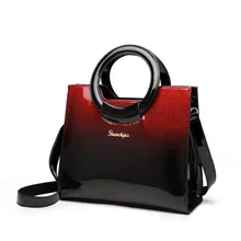 Новая модная сумка с верхней ручкой, яркая сумка из лакированной кожи, женские кожаные сумки, женские сумки известных брендов, bolsas