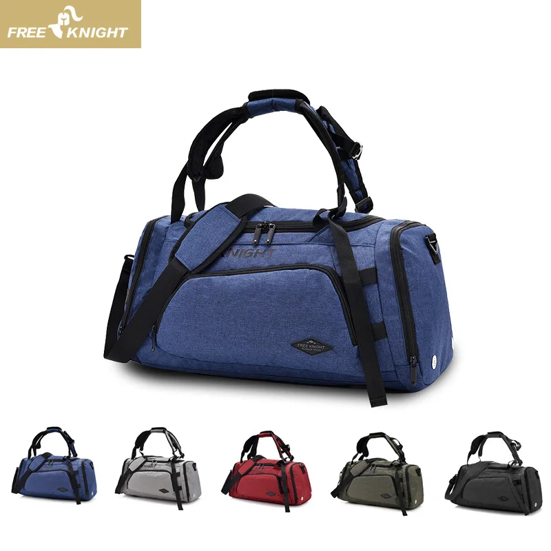 

With Independent Shoes Pocket Travel Bag New Design Unisex Waterproof Hiking Bag Male Outdoor Sports Shoulder Bag Casual Handbag