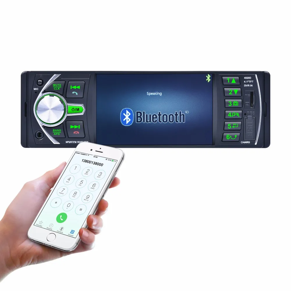 

Free shipping Spot 4.1 inch with Bluetooth and support for reverse video MP5 4020D