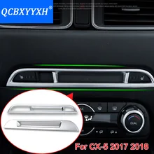 Автомобильный Стайлинг ABS условная панель декоративные блестки для Mazda CX-5 внутренние украшения наклейки авто Интерьер рамка