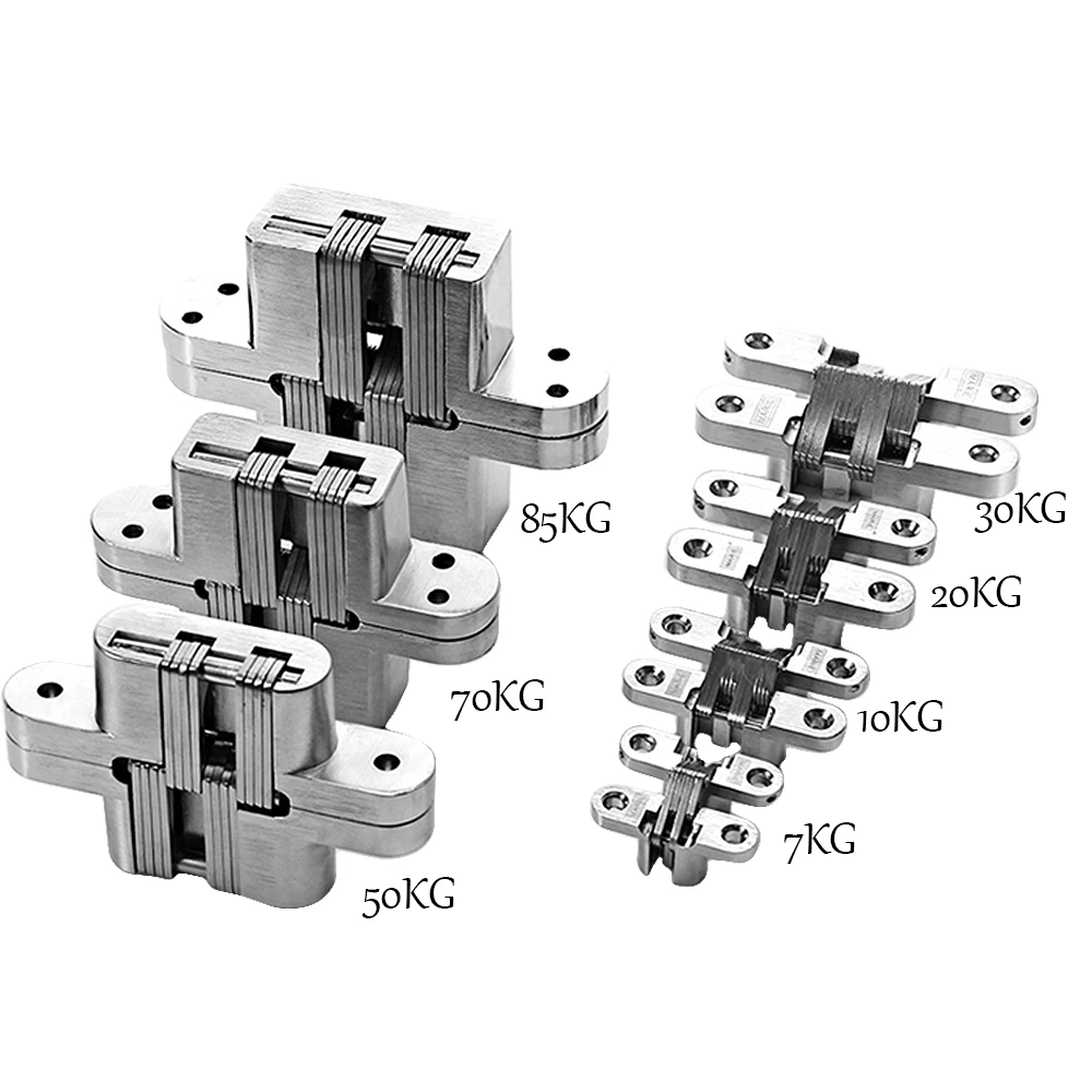 1Pcs180 Degree Hinge Cross Hinge Folding Hinges Drawer Invisible Door