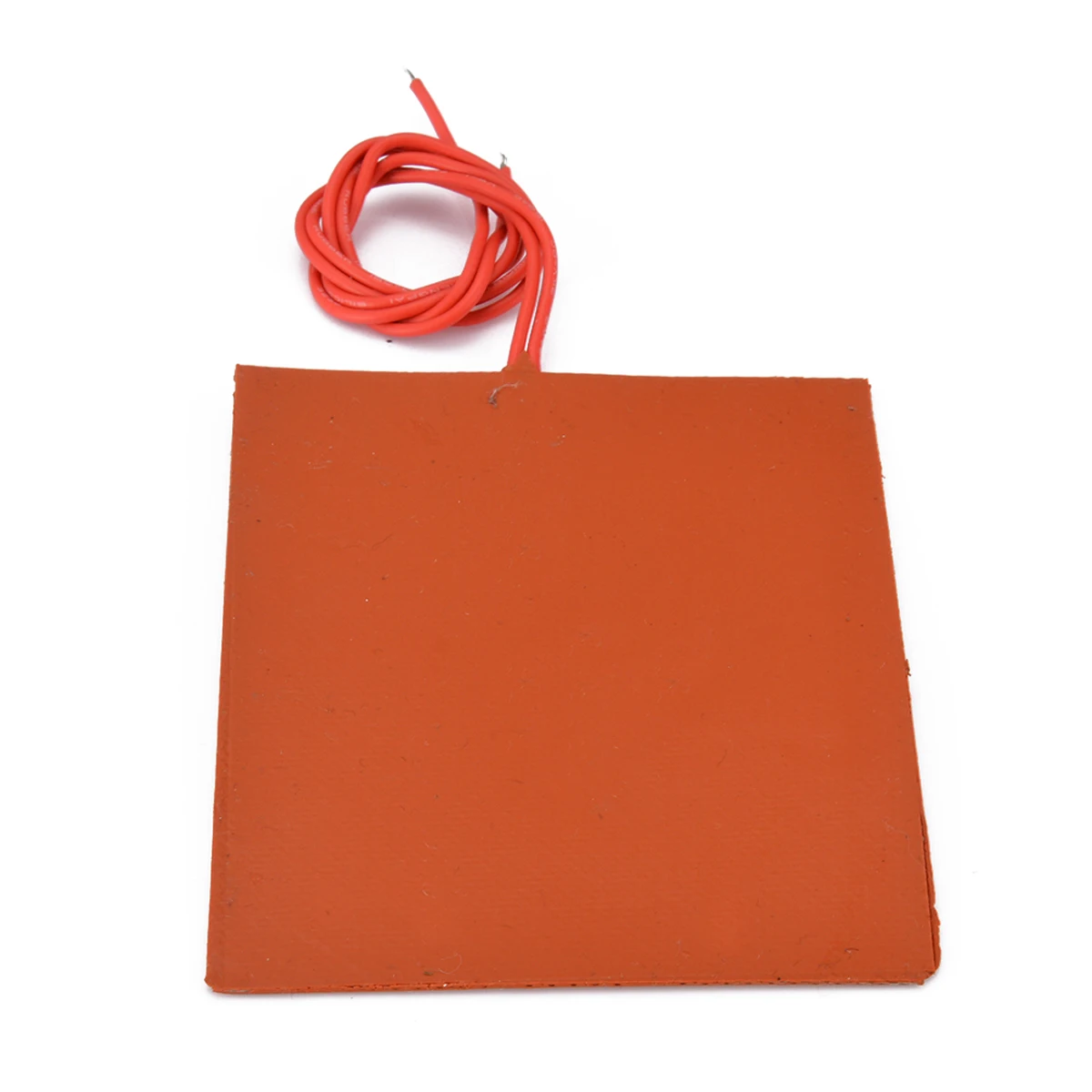 Mayitr 80x100mm 12V DC 20W Flexible Waterproof Silicon Heater Pad 3D Printer Red Parts Electric Heating Pads 1pcs