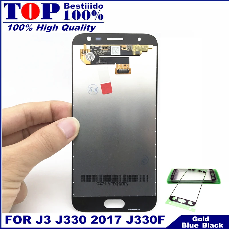 

For Samsung Galaxy J3 2017 J330 J330F Phone LCD Display Touch Screen Digitizer Assembly Regulate Brightness LCDs Replacement