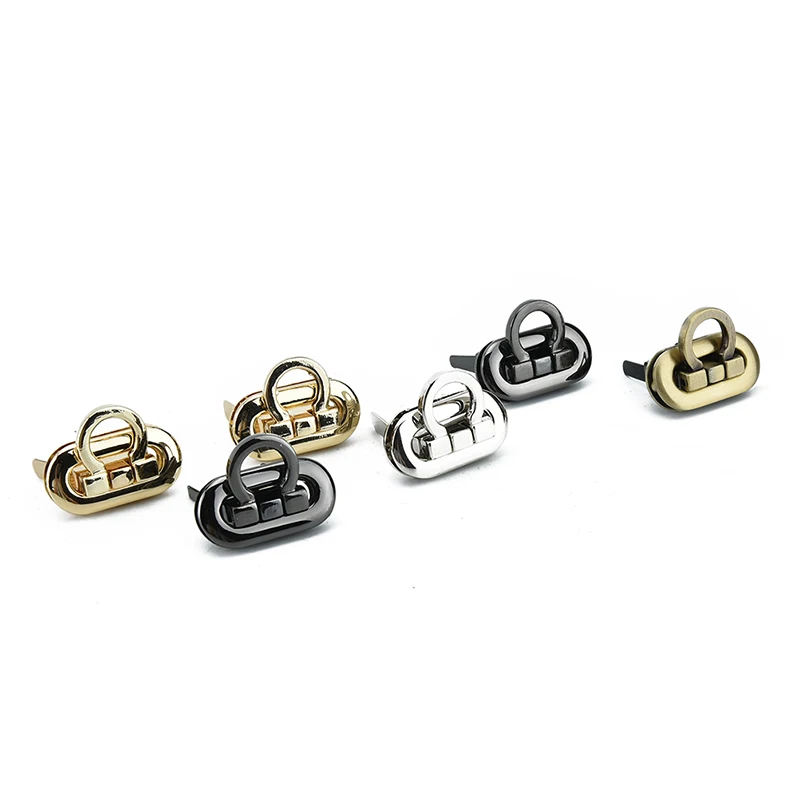 

Fashion Alloy Buckle Twist Turn Lock Snap Clasps Closure For DIY Purse Handbag Bag Button Purse Hardware Women Bag Accessories