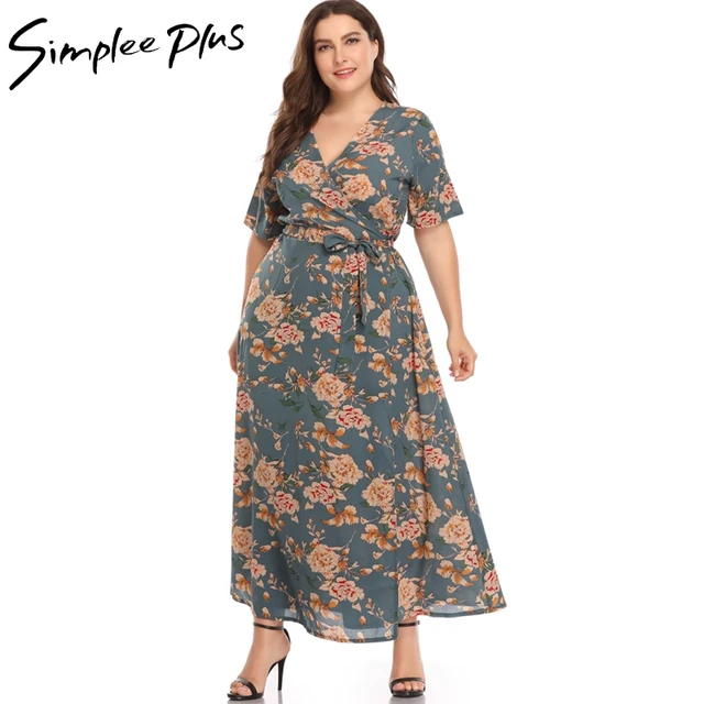 long summer wrap dresses