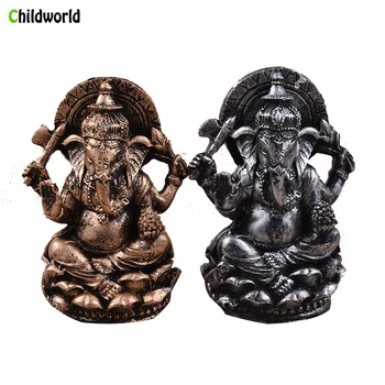 

Creative Southeast Asian Elephant Resin Ornaments Vintage Buddha Ornaments Wine Cabinet Teach Temple Decorations