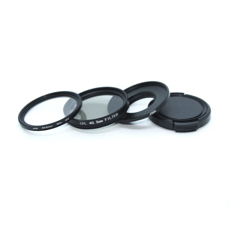 4 en 1 Unidades SJCAM accesorios 40,5mm CPL filtros + + 40,5mm tapa de lente para SJ6 leyenda/SJ7 estrella SJ8 de los deportes de acción de la Lente de la cámara