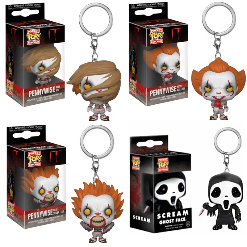 FUNKO POP Мстители: игра в финал История Игрушек 4 Pennywise Карманный брелок фигурки Игра престолов игрушки для детей Рождественский подарок