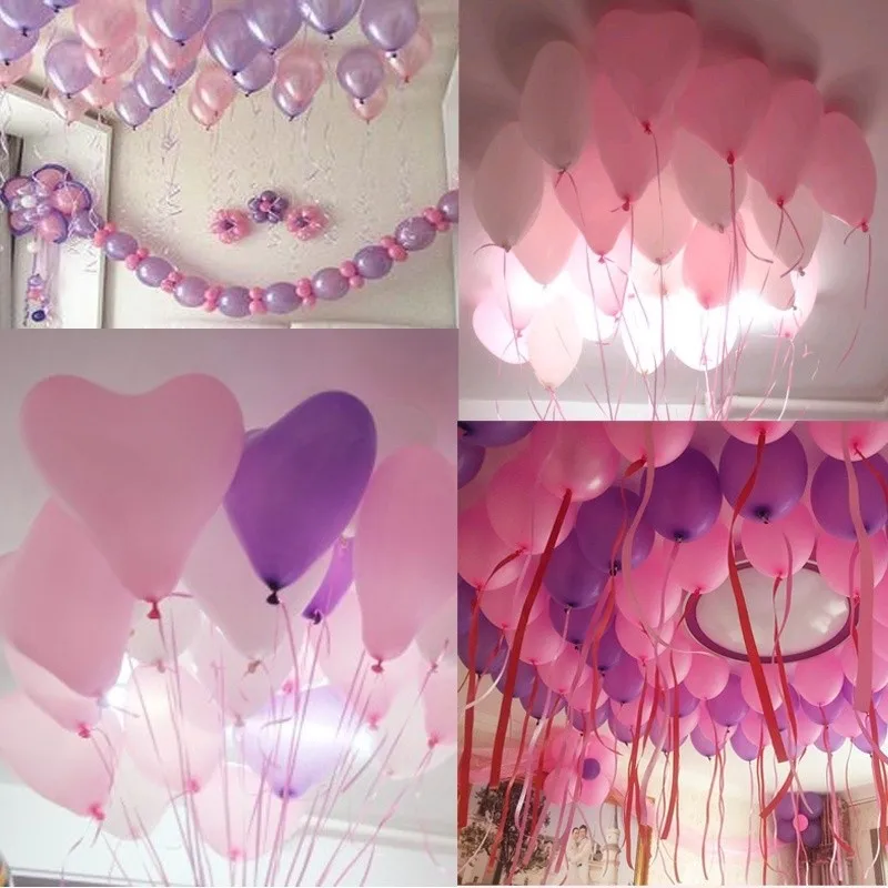 6pcs Lot Hot Sale Foil Balloon Ribbon Rope Strap Balloon Party