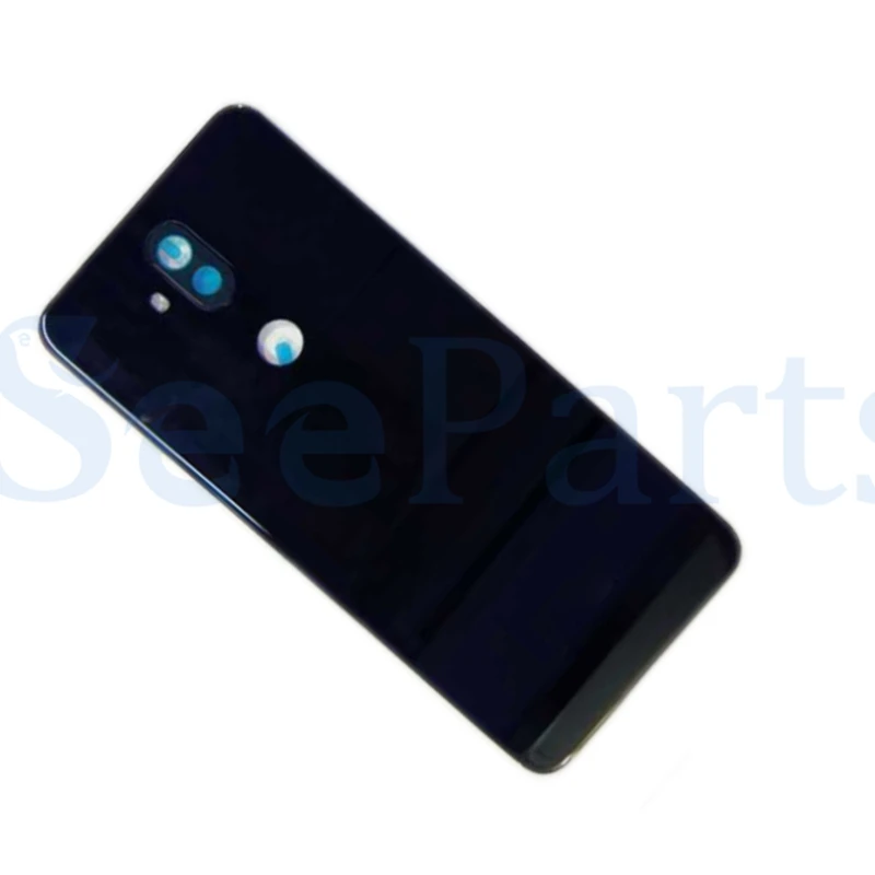 Battery Back Cover For Asus ZenFone 5 Lite 5Q X017DA ZC600KL S630 SDM630 Glass Battery Door Back Case Housing With Camera Lens   (1)