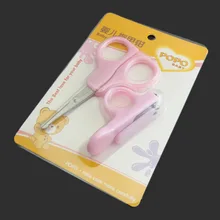 1 set lovely mini safe toddler baby nail clipper finger scissor