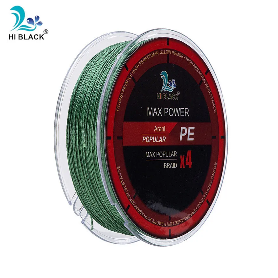 

100M 5 Colors 4 Strands Japan Multifilament 100% PE Braided Fishing Line 8LB to 80LB Tough and strong fishing line