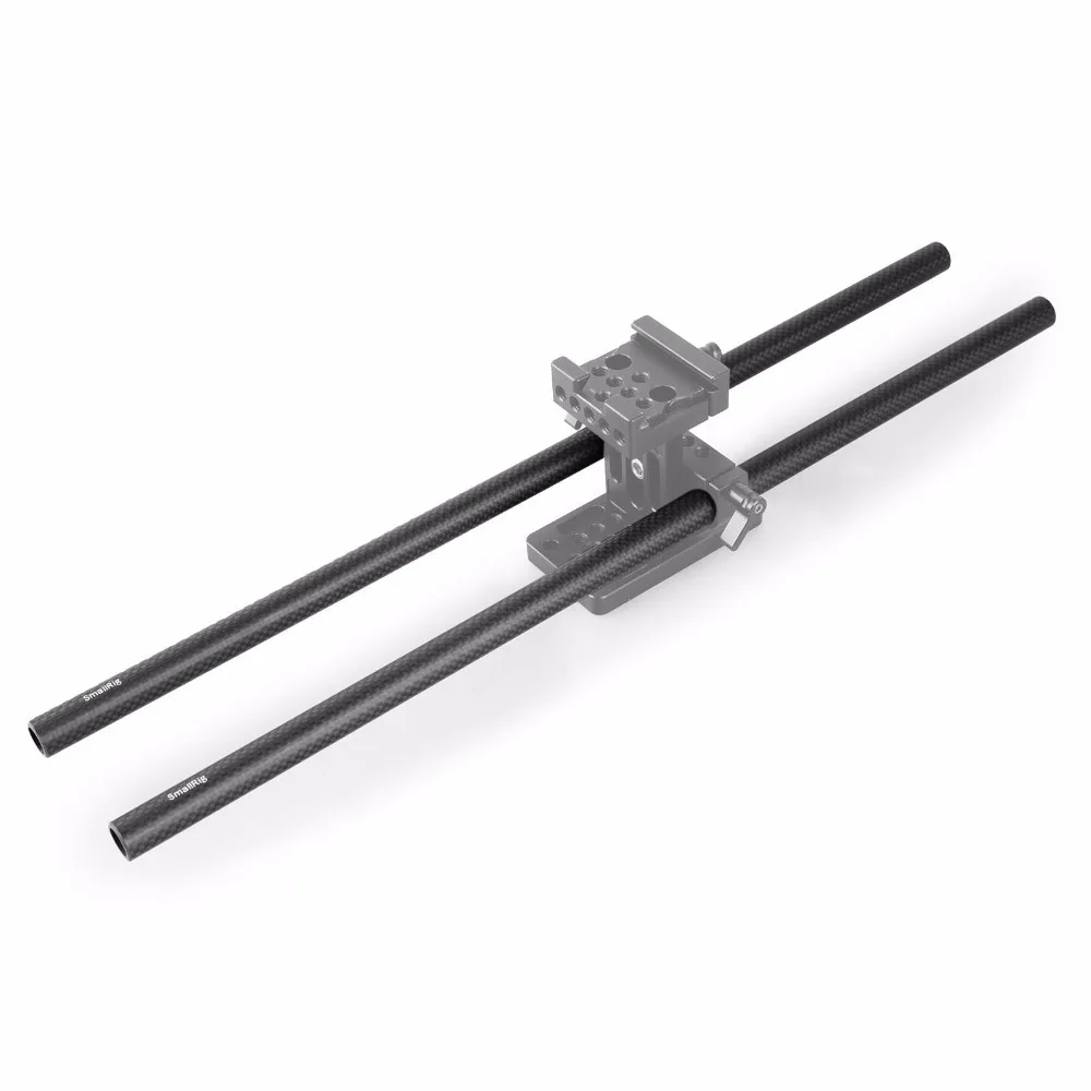 Haste de Fibra de Carbono Polegadas de Comprimento para Câmera Sistema de Apoio Ferroviário de 15mm-0871 Pacote de 2 Smallrig Dslr Pces 15mm 18 Rig - Image 4