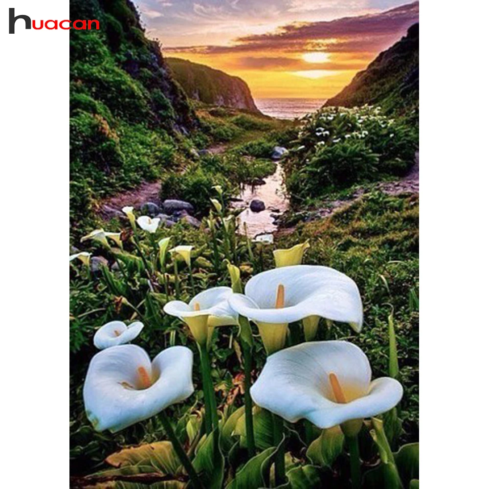 

Diamond Painting Full Square Landscape Diamond Embroidery Cross Stitch Scenic Diy Diamond Mosaic Pattern Picture Of Rhinestones
