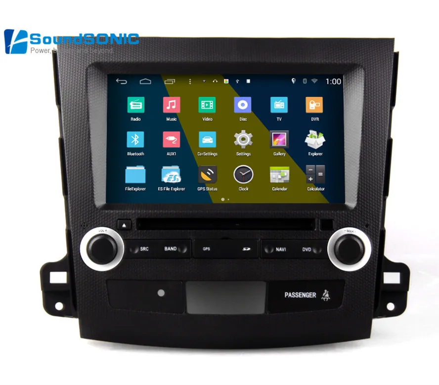 Android 4.4.4 для Mitsubishi Outlander XL EX 2007 2008 2009 2010 2011 Автомобильный DVD GPS навигатор Авторадио